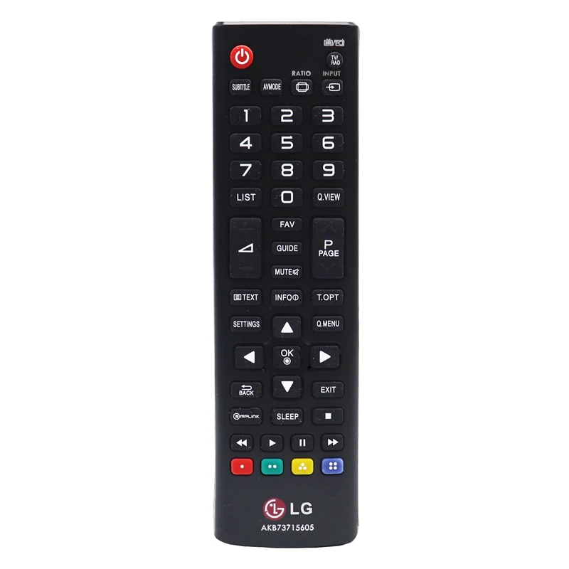 LG TV remote control model AKB73715605 ریموت کنترل تلویزیون ال جی مدل AKB73715605