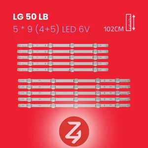 بک لایت تلویزیون ال جی مدل 50LB