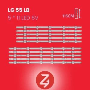 بک لایت تلویزیون ال جی مدل 55LB